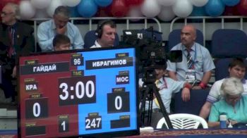 96 lbs quarter-finals Mikhail Gayday vs. Marat Ibragimov