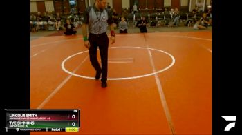 47 lbs Finals (8 Team) - Lincoln Smith, Donahue Wrestling Academy vs Tye Simmons, Alpha Elite