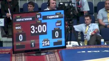 96 lbs semi-finals Marat Ibragimov vs. Abdusalam Gadisov