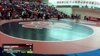 126 lbs 7th Place Match - Eddie Vitu, St Francis De Sales (Columbus) vs Dominic Marengo, Cincinnati LaSalle