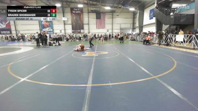 145 lbs Round Of 16 - Tyson Spicer, OH vs Braden Shoemaker, SD