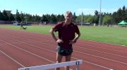 MATT HUGHES: Technique | High Knees over Hurdles for Steeplers