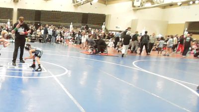 53 lbs Quarterfinal - Leo Alojado, Dark Horse/Apex - ESE vs Alex Herndon, Mat Assassins White - ESE