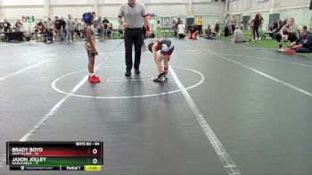64 lbs Round 2 - Jaxon Jolley, MarcAurele vs Brady Boyd, Unattached