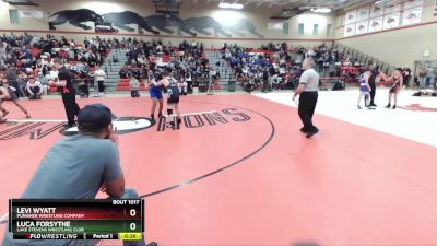 132 lbs Round 1 - Levi Wyatt, Punisher Wrestling Company vs Luca Forsythe, Lake Stevens Wrestling Club