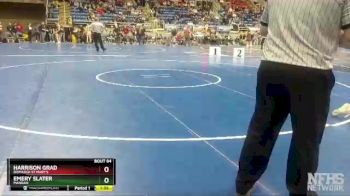 160 lbs Champ. Round 1 - Emery Slater, Mandan vs Harrison Grad, Bismarck St Mary`s