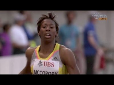 Mccorory holds off Montsho for 400m win
