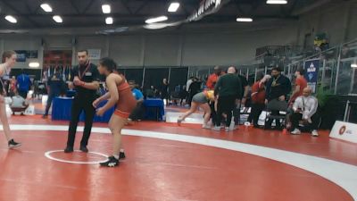 73kg Round 3 - Asees Bains, Independent Wrestling Club vs Emily Ingram-Reid, Cowichan Valley Wrestling Club