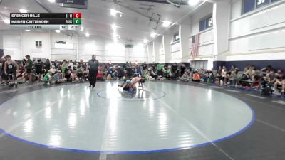 114 lbs Round Robin 3 - Spencer Hills, D1 Wrestling - HS vs Kaiden Crittenden, Faust Wrestling Club - HS