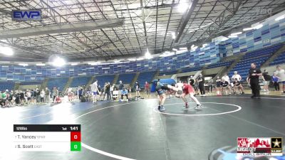 126 lbs Quarterfinal - Tyler Yancey, Spartan Mat Club vs Saxton Scott, East Idaho Elite Wrestling Club