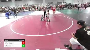 57 lbs Consolation - Dragon Martinez, Lockjaw Wc vs Riley Ramirez, Pounders WC