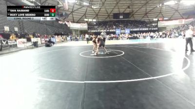 Girls 4A 140 lbs Cons. Round 2 - Roxy Love Sedeno, Sumner (Girls) vs Tava Rasband, Camas (Girls)
