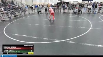 120 lbs Quarterfinal - Ariella Dobin, Toss Em Up Wrestling Academy vs Lexie Lopez, Victory Wrestling Club - VTC