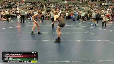 105 lbs Cons. Round 1 - Adrian Grosvenor, Siouxland Wrestling Academy vs Boe Davis, Sebolt Wrestling Academy