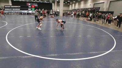 138 lbs Cons. Sub-semis - Isaiah Ebersbach, Orange County RTC vs Berkley Behrens, Beast Mode Wrestling
