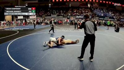 D 1 113 lbs Semifinal - Michael Barnett, Jesuit vs Noah Confident, Brother Martin