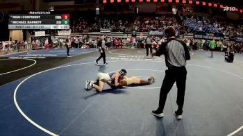 D 1 113 lbs Semifinal - Michael Barnett, Jesuit vs Noah Confident, Brother Martin