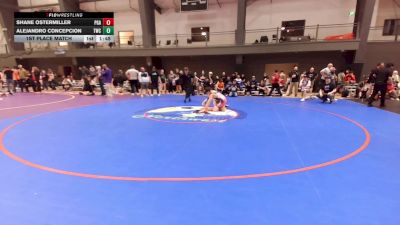 U16 FS - 144 lbs 1st Place Match - Shane Ostermiller, Pioneer Grappling Academy vs Alejandro Concepcion, Tumwater Wrestling Club