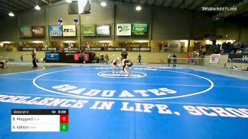 123 lbs Consolation - Brooklynn Maggard, Skiatook Bulldog Wrestling vs Stella Edison, Glenpool JH Wrestling