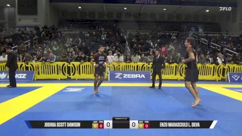 Enzo Marasciulo L. Silva vs Joshua Scott Dawson 2025 Pan IBJJF Jiu-Jitsu No-Gi Championship