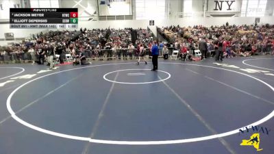 Round 1 - Jackson Meyer, North Tonawanda Wrestling Club vs Elliott DePersiis, SV Saber Den Wrestling