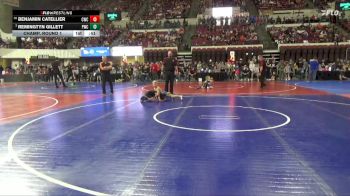 66 lbs Champ. Round 1 - Remingtyn Gillett, Powell Wrestling Club vs Benjamin Catellier, Casper Wrestling Club