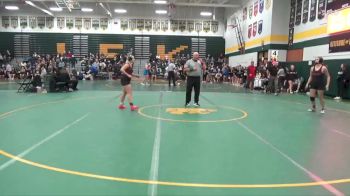 155 lbs Champ. Round 1 - Natalie Ritter, Cedar Falls vs Kennedee Dunning, Waterloo West