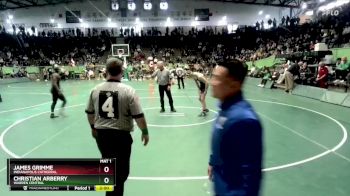157 lbs Quarterfinal - Christian Arberry, Warren Central vs James Grimme, Indianapolis Cathedral