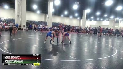 113 lbs Round 1 (6 Team) - Vaughn Wyatt, Franklin Black & Blue vs Zachary Drugach, Team Michigan Blue - DEV