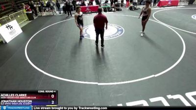 220 lbs Cons. Round 4 - Achilles Clarke, Vasky BrosPitman Wrestling Club vs Jonathan Houston, Elk Grove Wrestling Academy