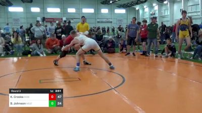 160 lbs Round 3 - Kyler Crooks, Rebellion Uprising vs Braxton Johnson, West Virginia Wild