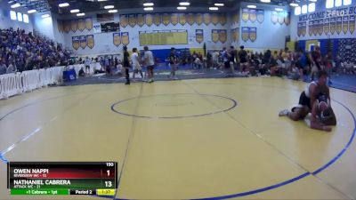 157 lbs Quarters & Wb (16 Team) - Jonathan Olmo, Attack WC vs Dylan Ferguson, Riverview WC