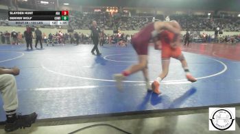 120 lbs Semifinal - Slayden Hunt, Ada Junior High vs Denver Wolf, Cowboy Wrestling Club