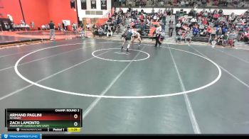 160 lbs Champ. Round 2 - Armand Paglini, McHENRY vs Zach Lamonto, Frankfort (LINCOLN-WAY EAST)