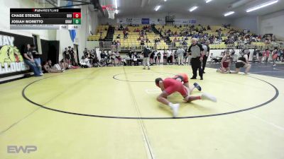 86-92 lbs Consolation - Chase Stenzel, Grove vs Josiah Moretto, GRAVETTE