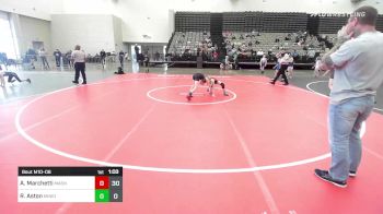 73 lbs Quarterfinal - Alex Marchetti, Mat Assassins vs Ryland Aston, Minion Green