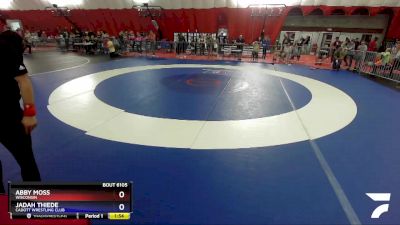 119 lbs Round 4 - Abby Moss, Wisconsin vs Jadah Thiede, Cadott Wrestling Club