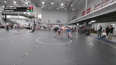 165 lbs Quarterfinals (8 Team) - Logan Pop, Savage WA Boogiemen vs Max Dneaster, Este Built Underground