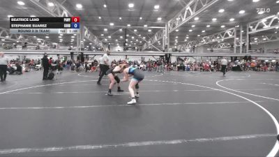 152 lbs Round 3 (6 Team) - Beatrice Land, PA West Yellow vs Stephanie Suarez, Cordoba Trained