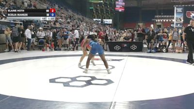 120 lbs Champ. Rd Of 64 - Elaine Hoth, Missouri vs Scelia Maneze, North Dakota