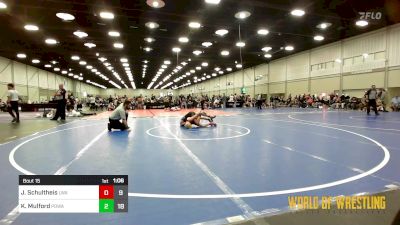 105 lbs Rr Rnd 5 - Justice Schultheis, LWA 14U vs Kadin Mulford, POWA 14U