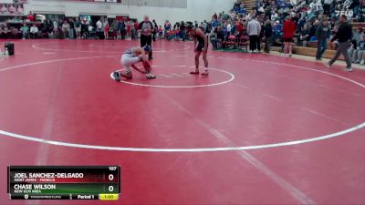 107 lbs Cons. Round 4 - Joel Sanchez-Delgado, Saint James - Madelia vs Chase Wilson, New Ulm Area