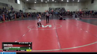 45 lbs Cons. Round 2 - Enzo Ruth, Braham Warriors vs Theodore Ramstorf, Princeton