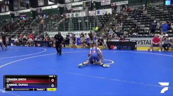 117 lbs Semifinal - Cragen Smith, KS vs Gabriel Dumas, ND