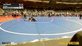 84 lbs Consi Of 16 #1 - Finn Huggins, Neighborhood Wrestling Club vs OJ Hall, GOK