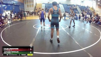 120 lbs Round 1 (8 Team) - Antonio Morales, Eagle Empire vs Tyler Creekmore, Wellington