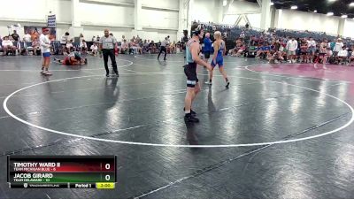 138 lbs Quarters & Wb (16 Team) - Jacob Girard, Team Delaware vs Timothy Ward II, Team Michigan Blue