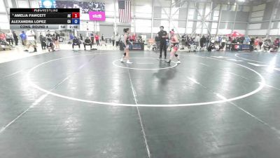 U23 Women - 68 lbs Cons. Round 4 - Amelia Fawcett, AK vs Alexandra Lopez, CA