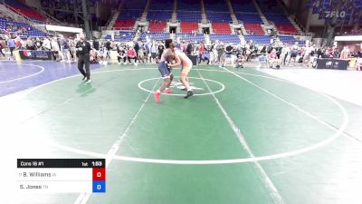 190 lbs Cons 16 #1 - Bryce Williams, IA vs Syre Jones, TN