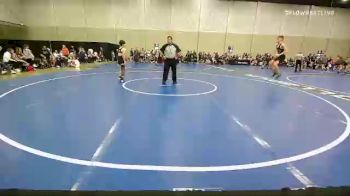 80 lbs Rr Rnd 4 - Logan Dellow, Pomona Elite 14U vs Bandr Wallace, Mojo Grappling Academy 14U